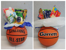 Load image into Gallery viewer, Sports Ball Gift Basket/Piggy Bank