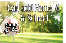 Load image into Gallery viewer, Sporty Yard Signs Single Sided