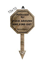 Load image into Gallery viewer, Surveillance Sign