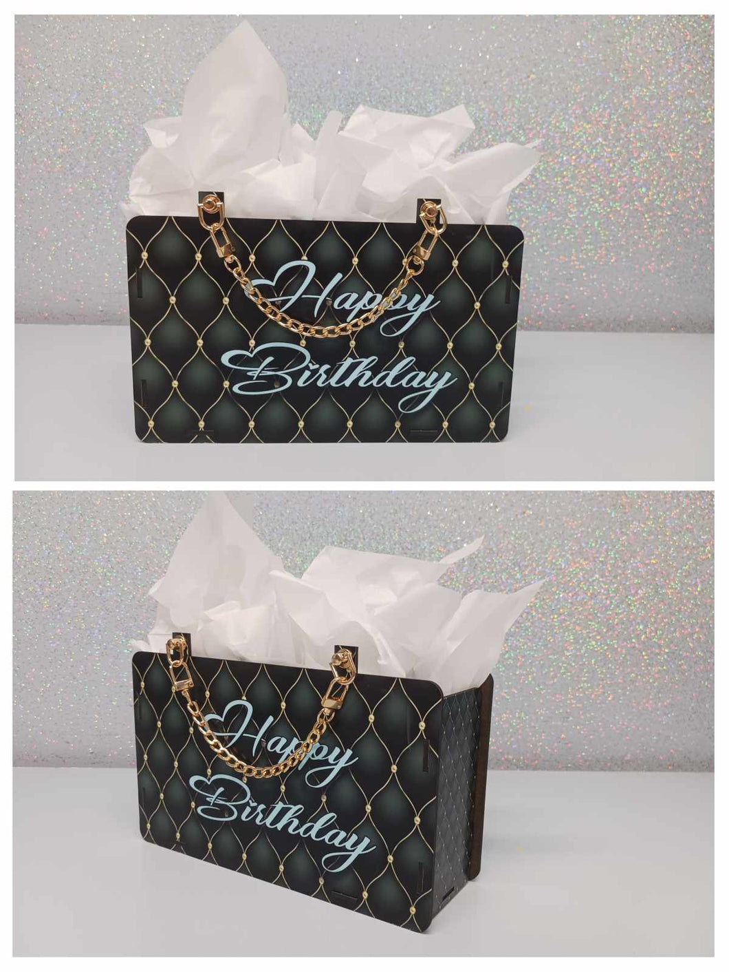 Chain add-on for gift boxes