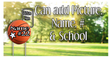 Load image into Gallery viewer, Sporty Yard Signs Single Sided
