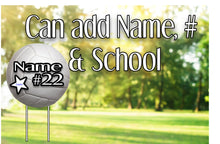 Load image into Gallery viewer, Sporty Yard Signs Single Sided
