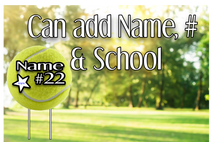 Load image into Gallery viewer, Sporty Yard Signs Single Sided
