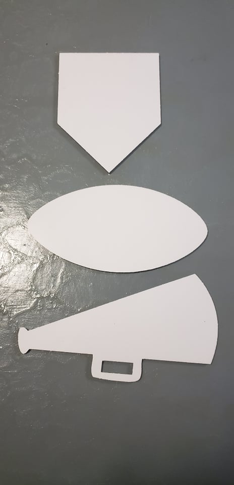 Double Sided MDF Sublimation Cut Outs